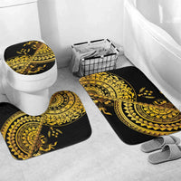 Kosrae Liberation Day Bathroom Set Polynesian Floral Tattoo - Polynesian Pride