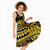 Kosrae Liberation Day Midi Dress Polynesian Floral Tattoo - Polynesian Pride