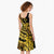 Kosrae Liberation Day Midi Dress Polynesian Floral Tattoo - Polynesian Pride