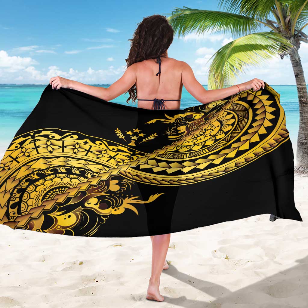 Kosrae Liberation Day Sarong Polynesian Floral Tattoo - Polynesian Pride