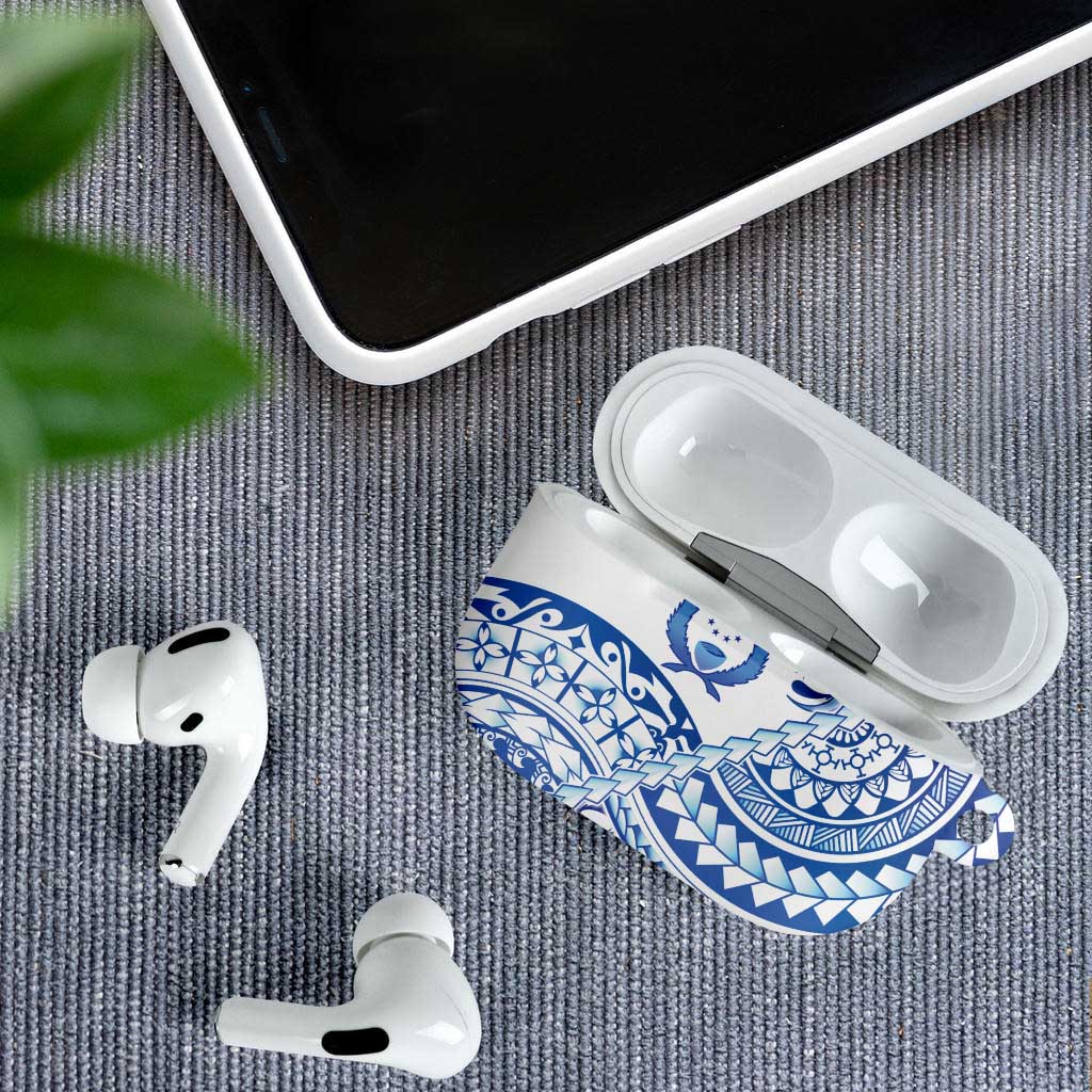 Pohnpei Liberation Day AirPods Case Polynesian Floral Tattoo - Polynesian Pride