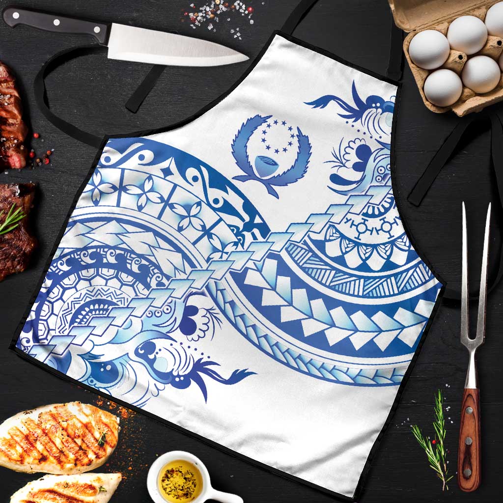 Pohnpei Liberation Day Apron Polynesian Floral Tattoo - Polynesian Pride