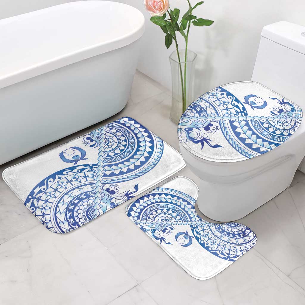 Pohnpei Liberation Day Bathroom Set Polynesian Floral Tattoo - Polynesian Pride