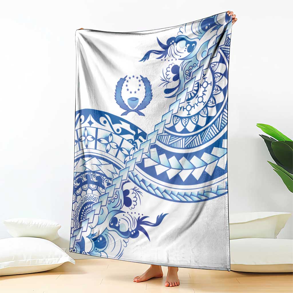 Pohnpei Liberation Day Blanket Polynesian Floral Tattoo - Polynesian Pride