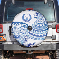 Pohnpei Liberation Day Spare Tire Cover Polynesian Floral Tattoo - Polynesian Pride