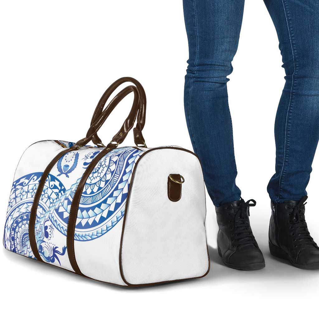 Pohnpei Liberation Day Travel Bag Polynesian Floral Tattoo - Polynesian Pride