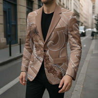 Hawaii Brown Hibiscus Pikake Lei Blazer LT05 - Polynesian Pride