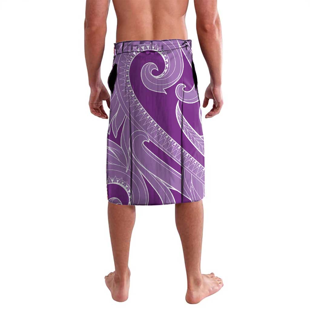 Hawaii Violet Hibiscus Pikake Lei Lavalava - Polynesian Pride