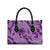 Hawaii Violet Hibiscus Pikake Lei Leather Bag - Polynesian Pride