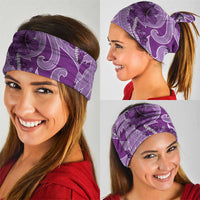 Hawaii Violet Hibiscus Pikake Lei Neck Gaiter LT05