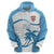 Custom Fiji Rugby Hoodie World Cup 2023 Fijian Tapa Pattern Blue Version LT05 - Polynesian Pride