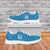 Custom Fiji Rugby Sneakers Fijian Tapa Pattern Blue Version LT05