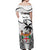 Custom Fiji Rugby Off Shoulder Maxi Dress World Cup 2023 Fijian Tapa Pattern Black Version LT05 - Polynesian Pride