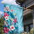 Hawaii Tropical Flowers Garden Flag Polynesian Tattoo Sky Blue