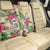 Hawaii Tropical Flowers Back Car Seat Cover Polynesian Tattoo Buttermilk