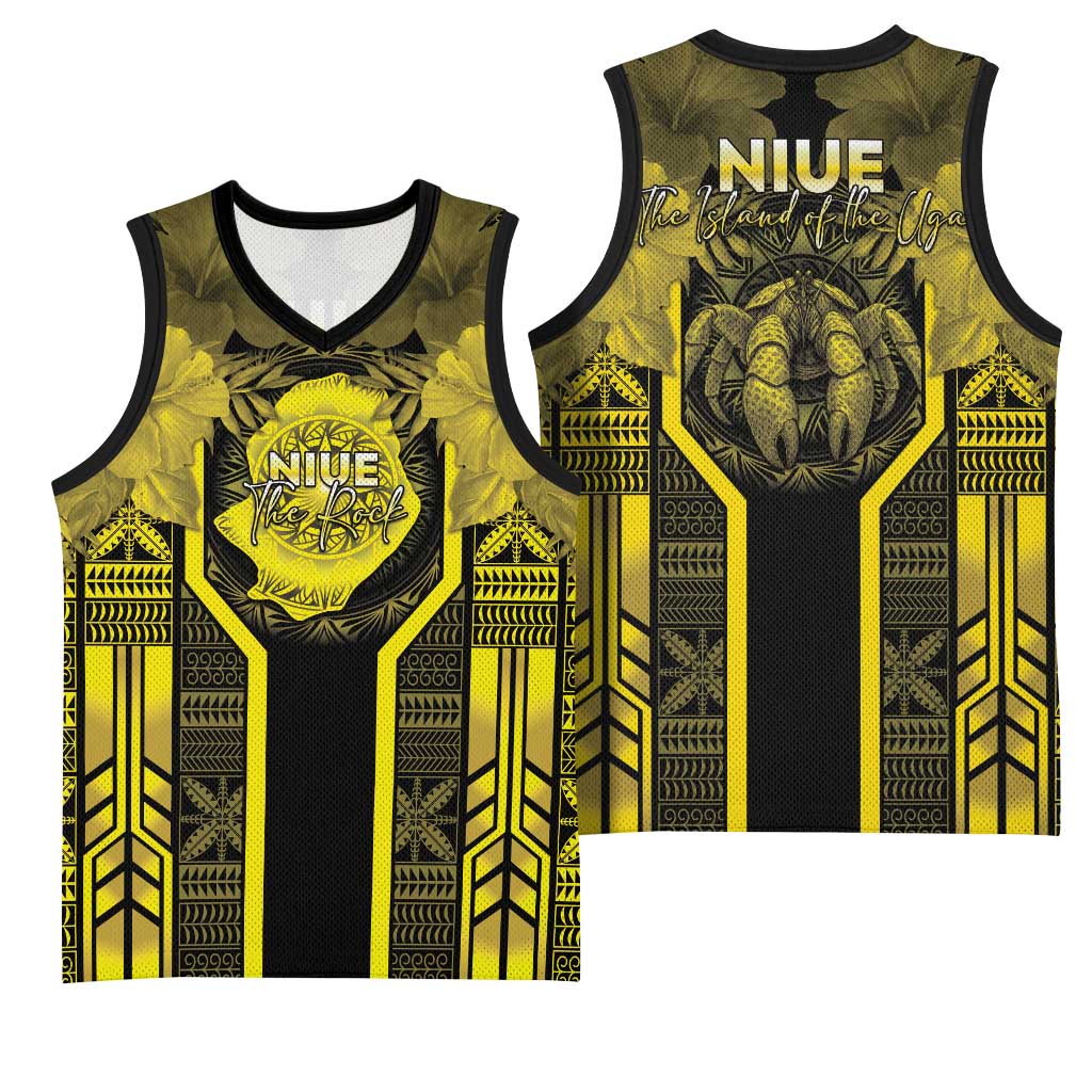 Niue The Rock Basketball Jersey The Island Of The Uga - Polynesian Pride