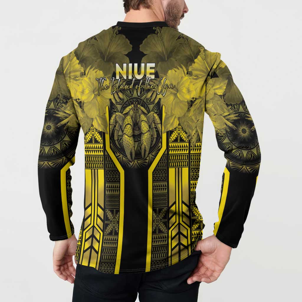 Niue The Rock Button Sweatshirt The Island Of The Uga - Polynesian Pride