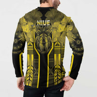 Niue The Rock Button Sweatshirt The Island Of The Uga - Polynesian Pride