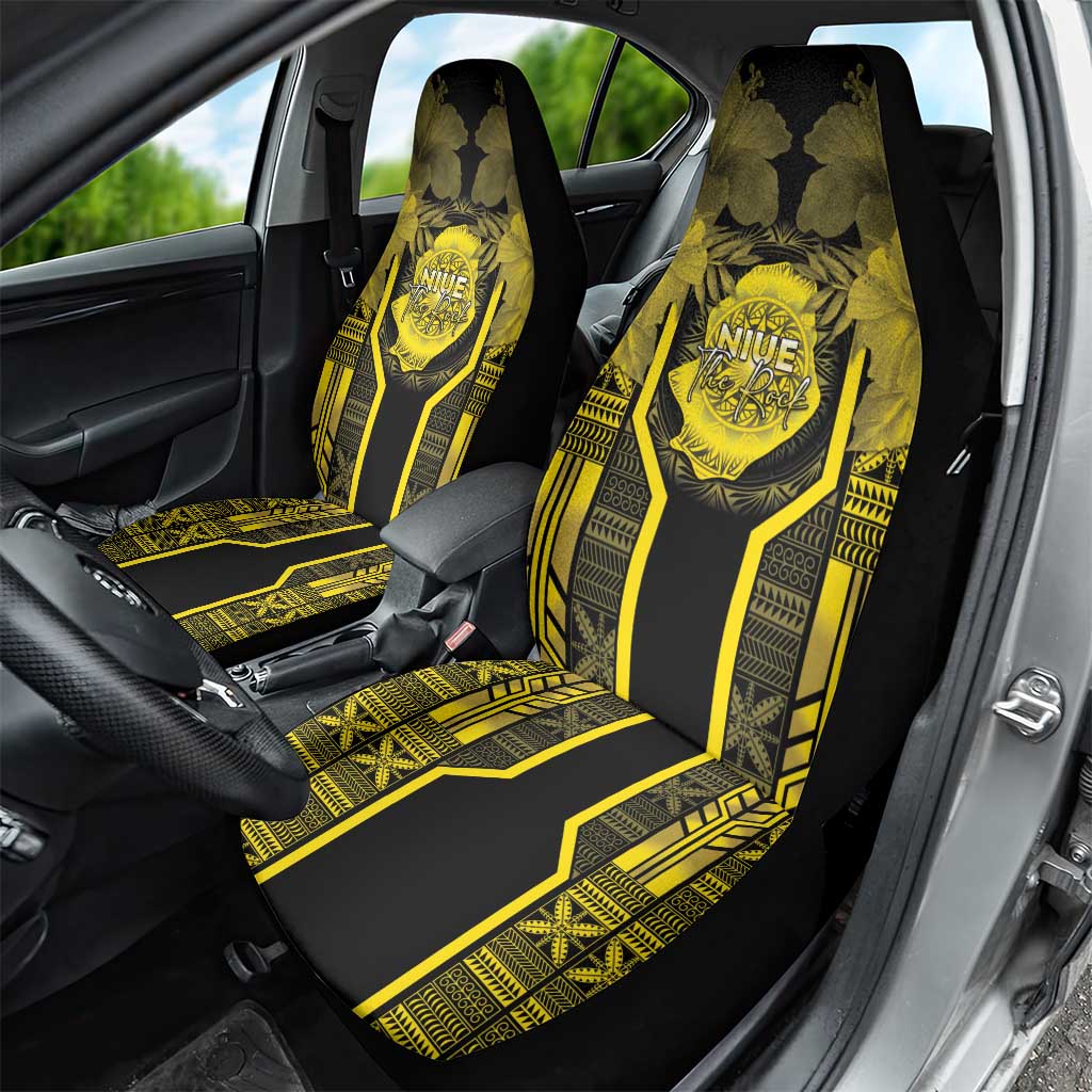 Niue The Rock Car Seat Cover The Island Of The Uga - Polynesian Pride