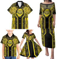 Niue The Rock Family Matching Puletasi and Hawaiian Shirt The Island Of The Uga - Polynesian Pride