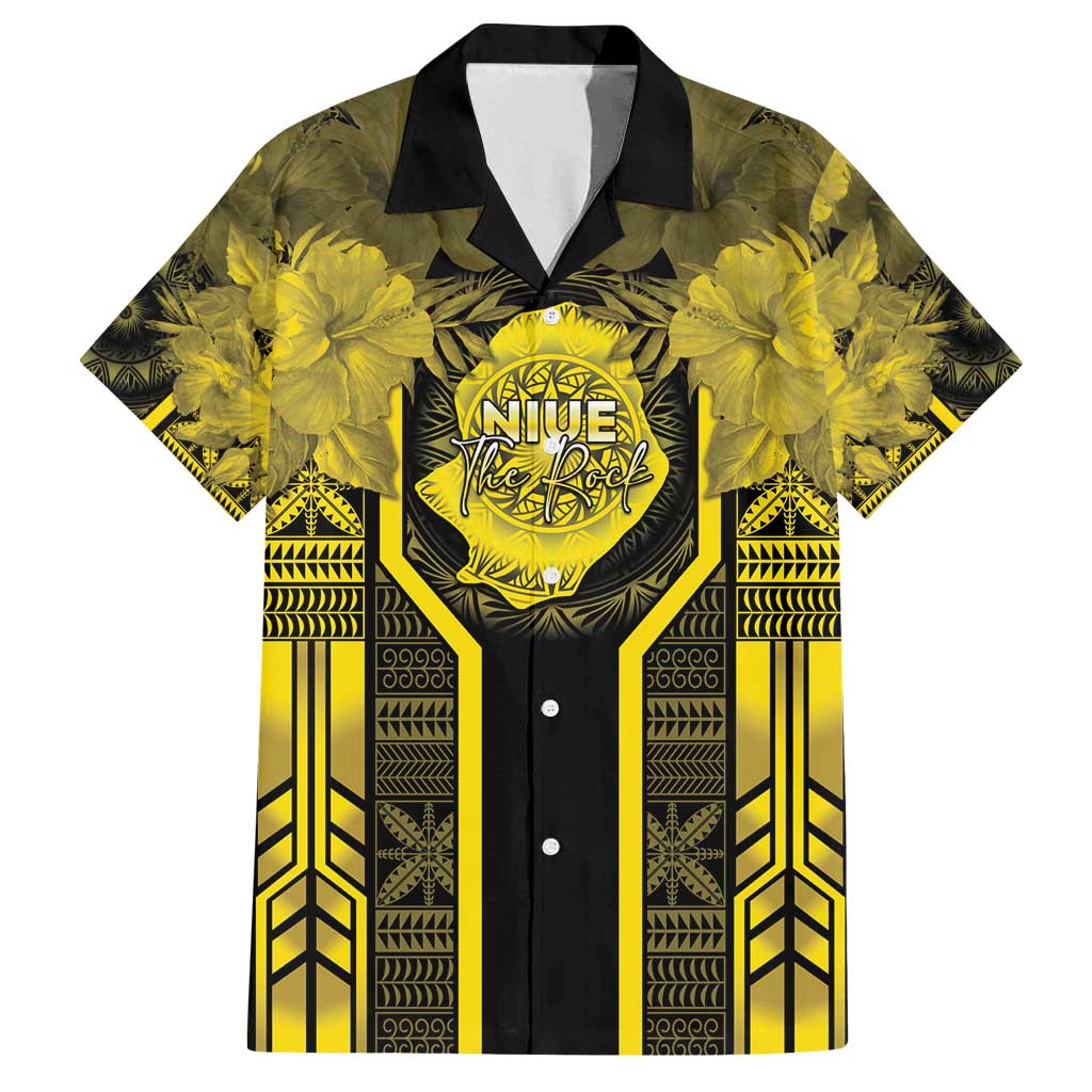 Niue The Rock Family Matching Puletasi and Hawaiian Shirt The Island Of The Uga - Polynesian Pride