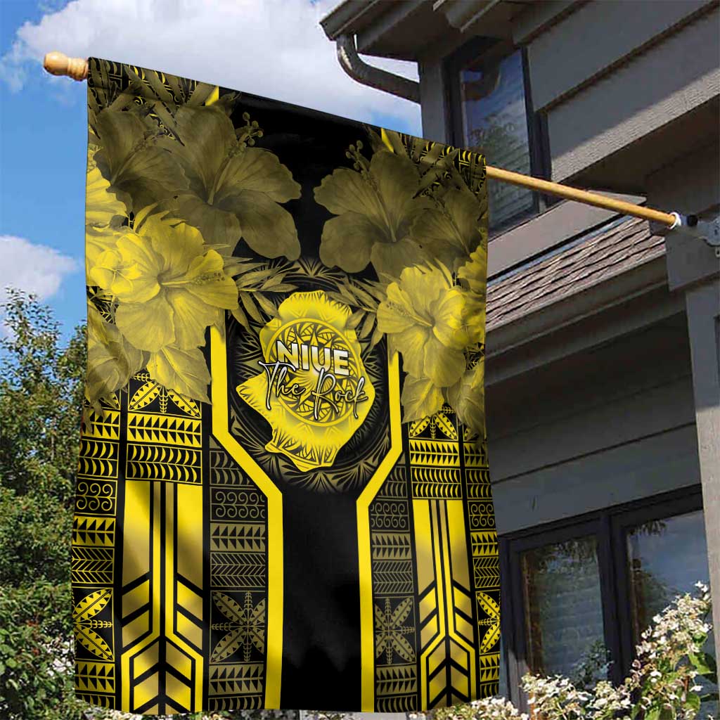 Niue The Rock Garden Flag The Island Of The Uga - Polynesian Pride