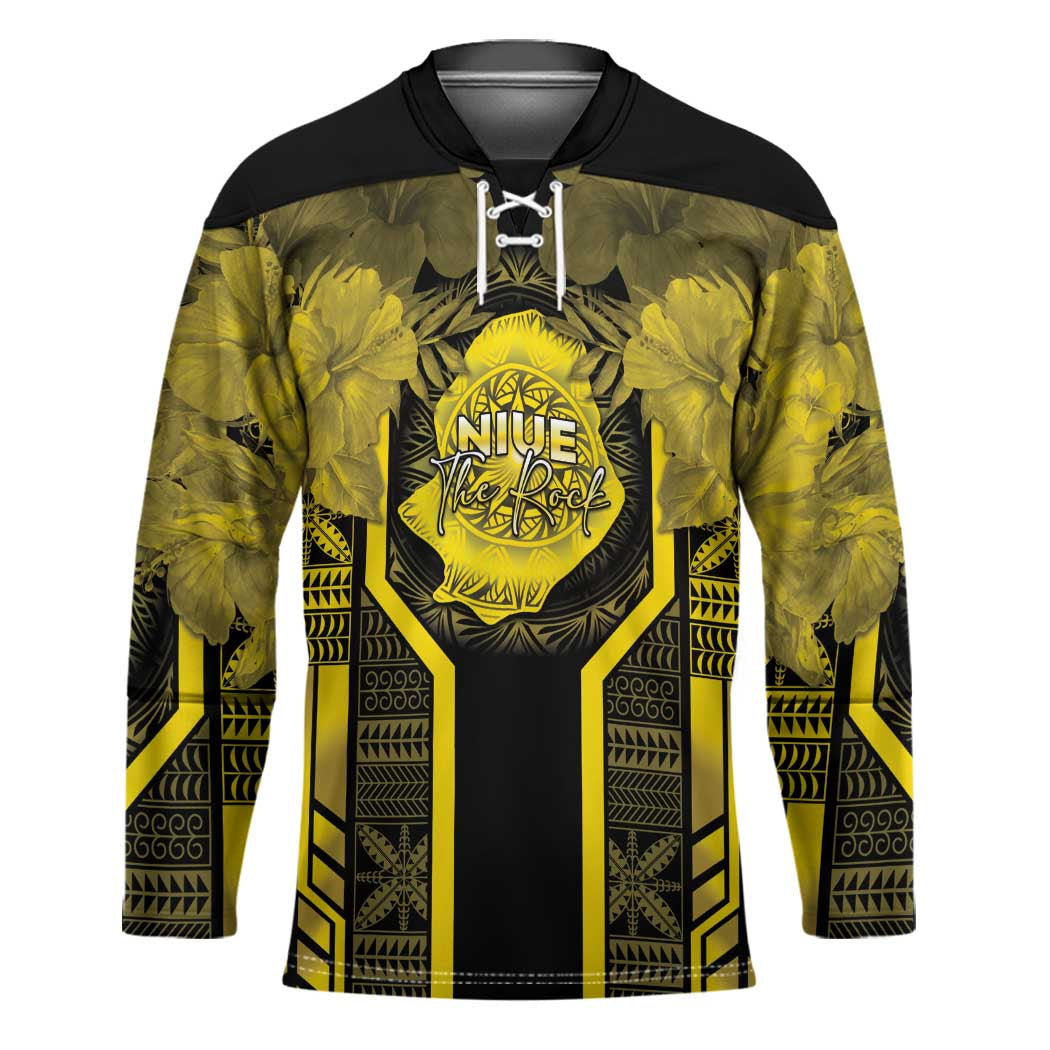 Niue The Rock Hockey Jersey The Island Of The Uga - Polynesian Pride
