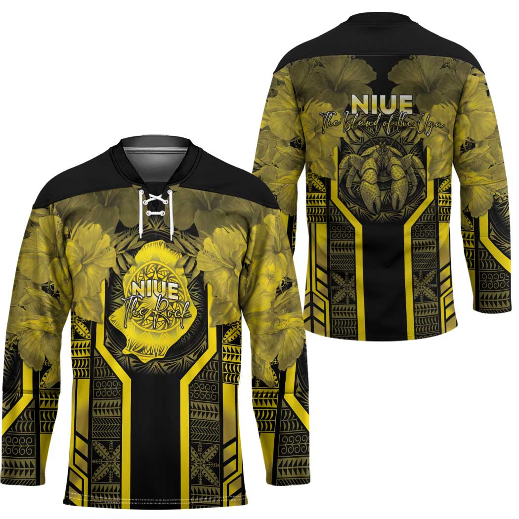 Niue The Rock Hockey Jersey The Island Of The Uga - Polynesian Pride