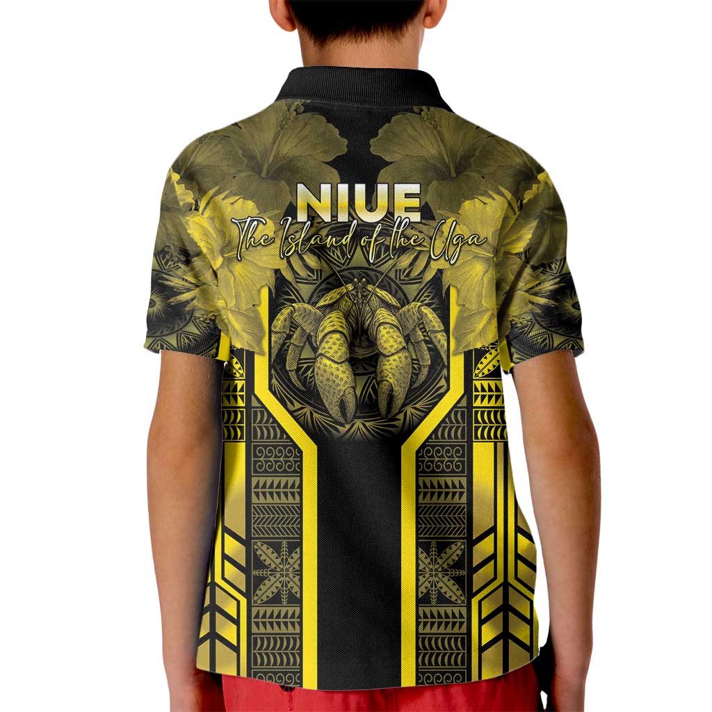 Niue The Rock Kid Polo Shirt The Island Of The Uga - Polynesian Pride