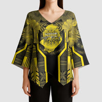 Niue The Rock Kimono Sleeve Blouse The Island Of The Uga - Polynesian Pride