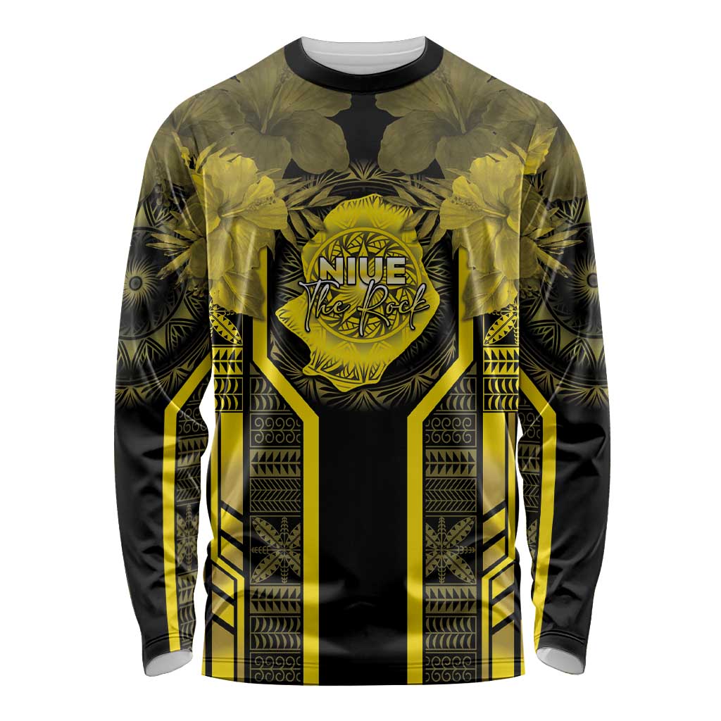 Niue The Rock Long Sleeve Shirt The Island Of The Uga - Polynesian Pride