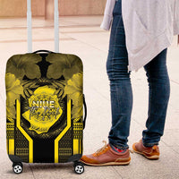 Niue The Rock Luggage Cover The Island Of The Uga LT05 Black - Polynesian Pride