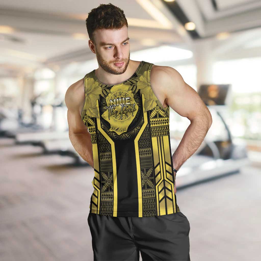 Niue The Rock Men Tank Top The Island Of The Uga - Polynesian Pride