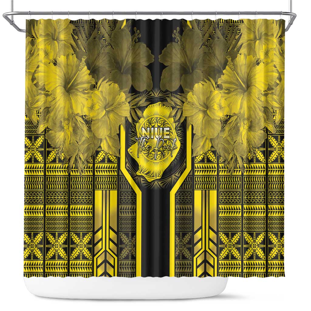 Niue The Rock Shower Curtain The Island Of The Uga - Polynesian Pride