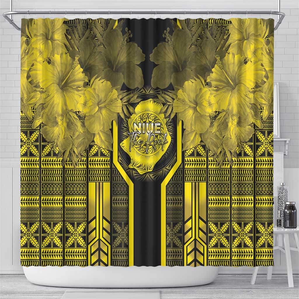 Niue The Rock Shower Curtain The Island Of The Uga - Polynesian Pride