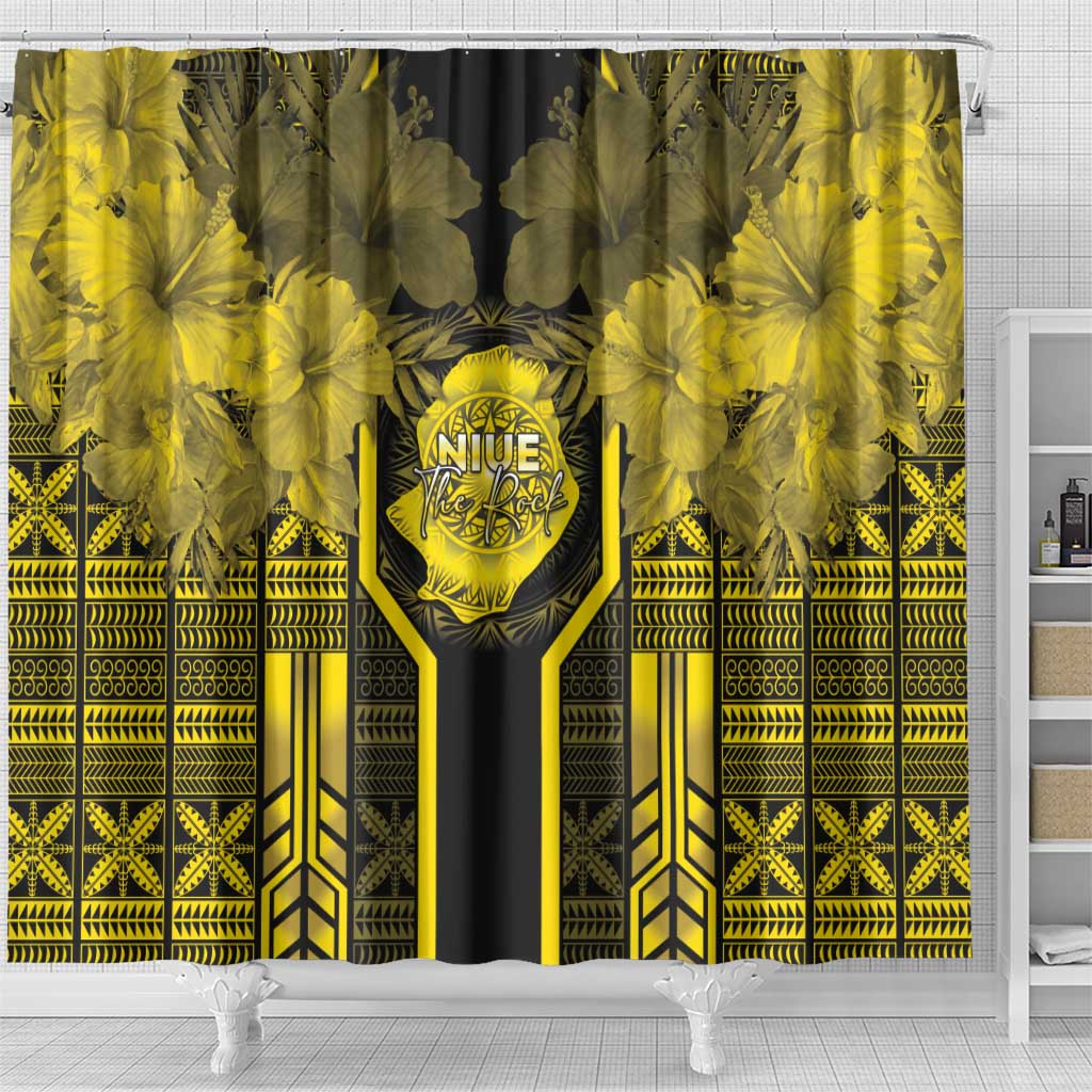 Niue The Rock Shower Curtain The Island Of The Uga - Polynesian Pride
