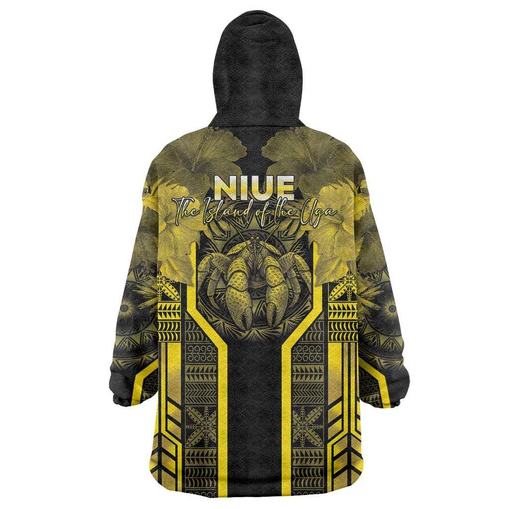 Niue The Rock Wearable Blanket Hoodie The Island Of The Uga LT05 - Polynesian Pride