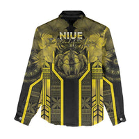 Niue The Rock Women Casual Shirt The Island Of The Uga - Polynesian Pride