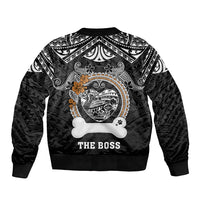 personalized-pitbull-dog-bomber-jacket-with-polynesian-heart-name-tags