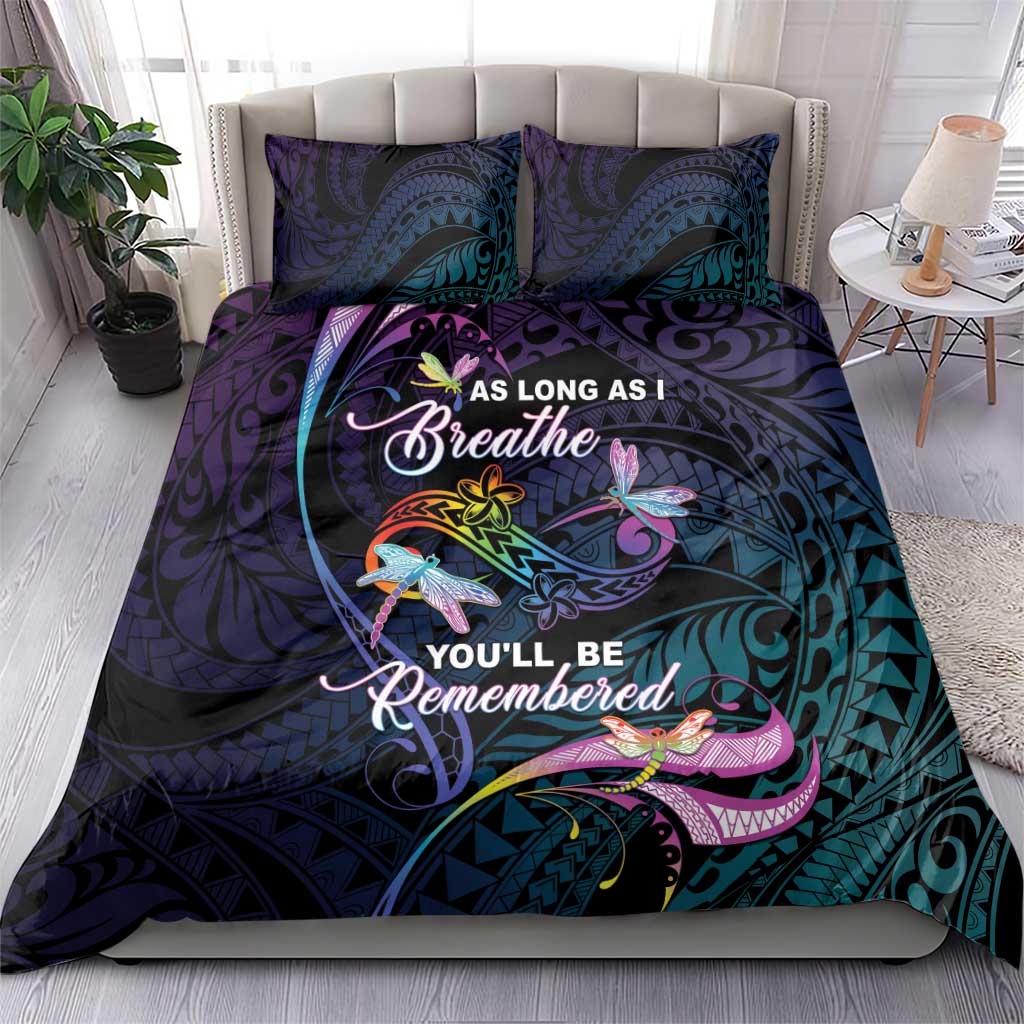 Polynesia Memorial Bedding Set Always Remembered Dragonfly Polynesian Style LT05 - Polynesian Pride