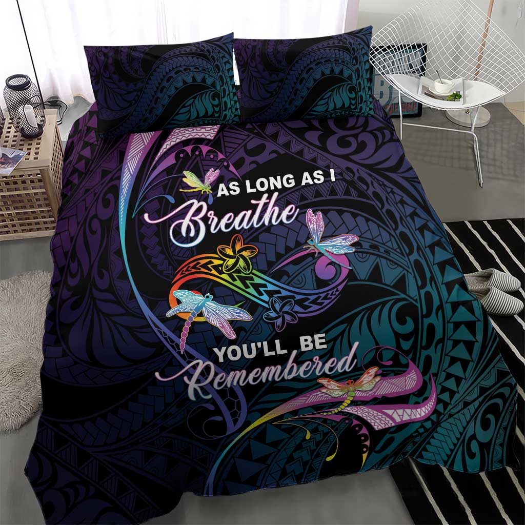 Polynesia Memorial Bedding Set Always Remembered Dragonfly Polynesian Style LT05 - Polynesian Pride