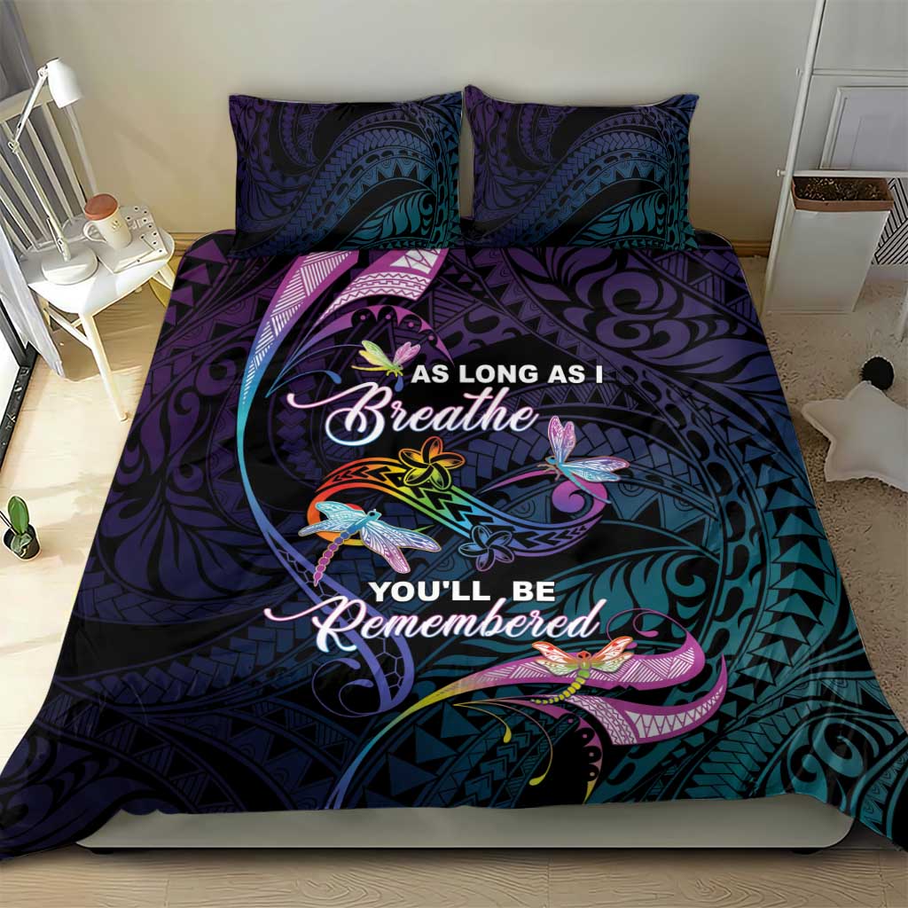 Polynesia Memorial Bedding Set Always Remembered Dragonfly Polynesian Style LT05 - Polynesian Pride