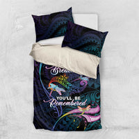 Polynesia Memorial Bedding Set Always Remembered Dragonfly Polynesian Style LT05 US Twin 172cm x 218cm Colorful - Polynesian Pride