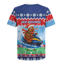 New Zealand Christmas Rugby Jersey Funny Jet Ride Kiwi Xmas - Polynesian Pride