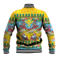 Hawaii Christmas Baseball Jacket Mele Kalikimaka Tropical Vibes - Polynesian Pride
