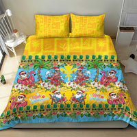 Hawaii Christmas Bedding Set Mele Kalikimaka Tropical Vibes - Polynesian Pride