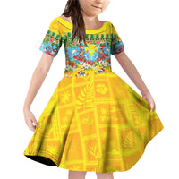 Hawaii Christmas Family Matching Off Shoulder Short Dress and Hawaiian Shirt Mele Kalikimaka Tropical Vibes - Polynesian Pride