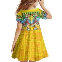 Hawaii Christmas Family Matching Off Shoulder Short Dress and Hawaiian Shirt Mele Kalikimaka Tropical Vibes - Polynesian Pride