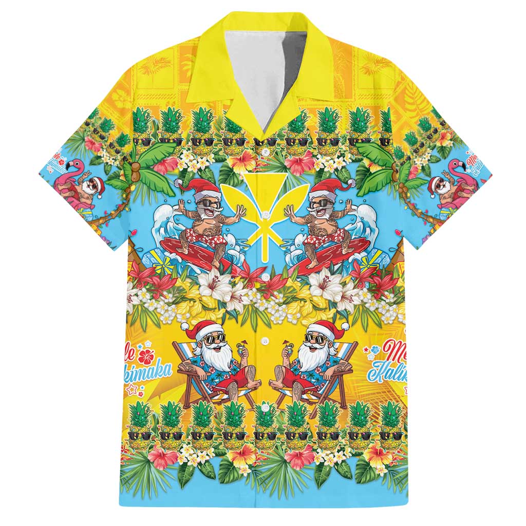 Hawaii Christmas Family Matching Summer Maxi Dress and Hawaiian Shirt Mele Kalikimaka Tropical Vibes - Polynesian Pride