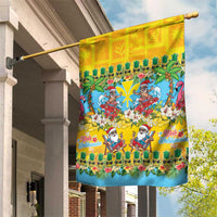 Hawaii Christmas Garden Flag Mele Kalikimaka Tropical Vibes - Polynesian Pride
